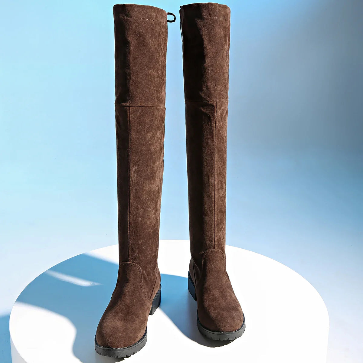 Mari™ | Varm och elegant lårhög stövel
