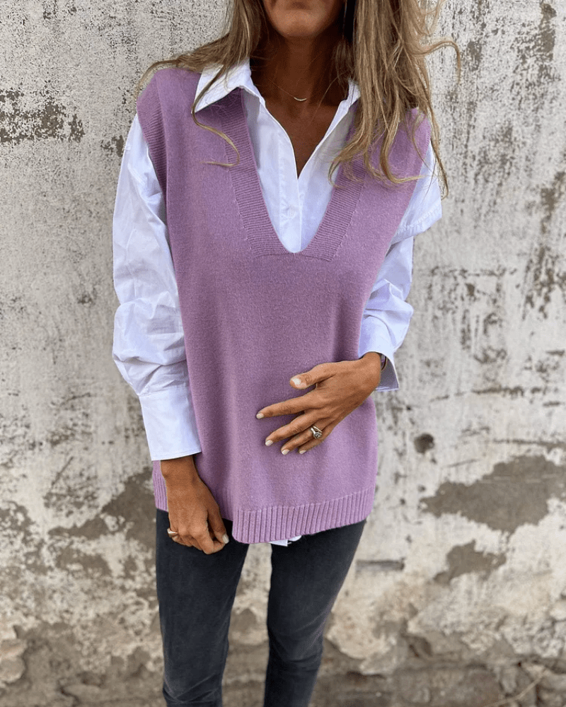 Nola™ | Chict stickat damkoft