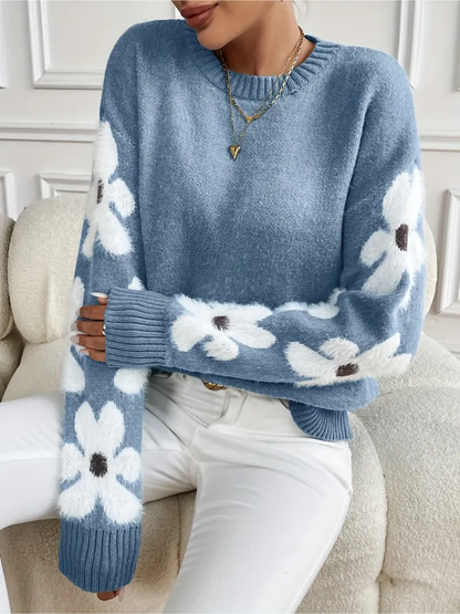 Isabella™ – Elegant tröja med blommönster