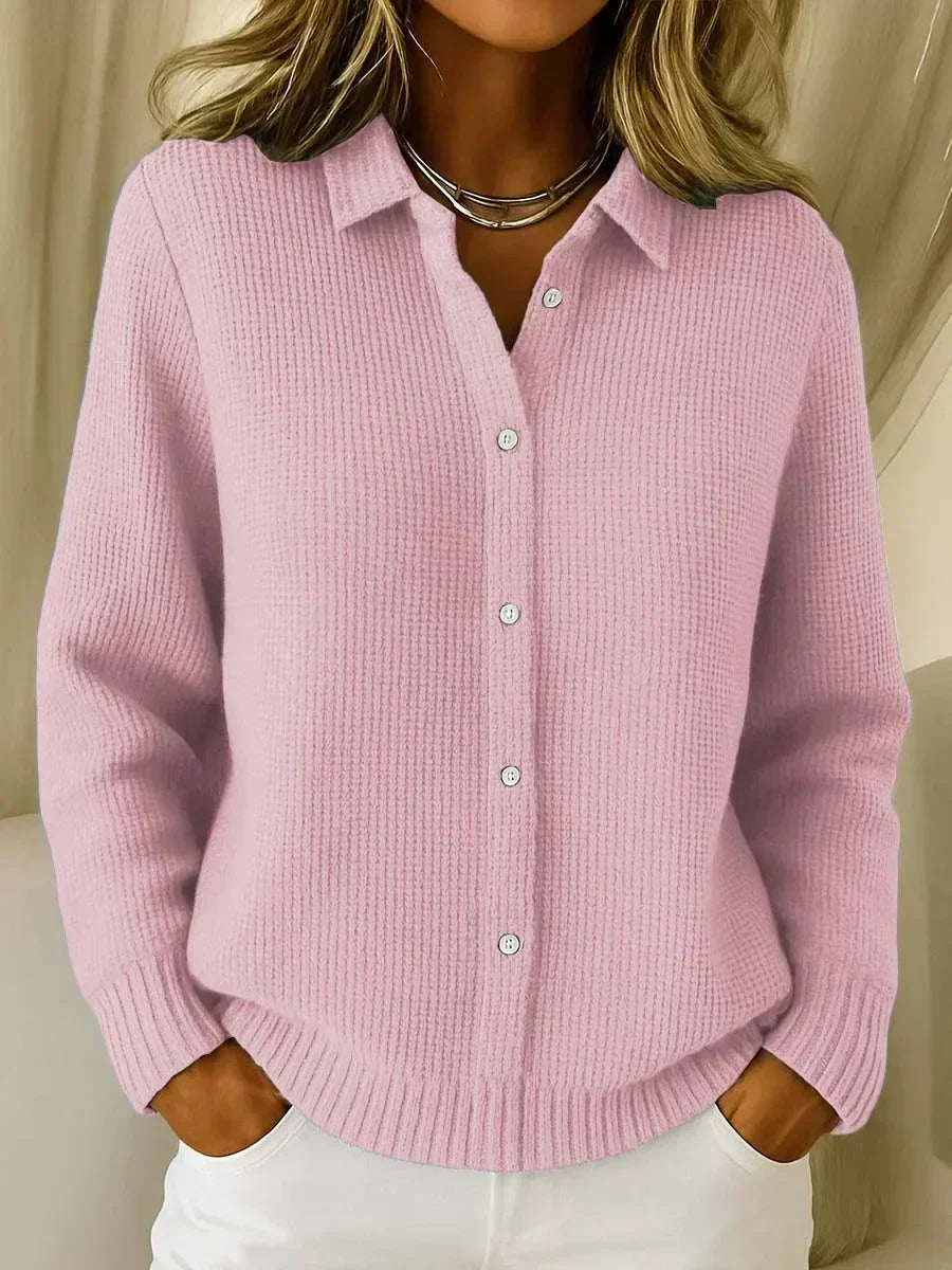 Pearl | Textured Knit Button Cardigan