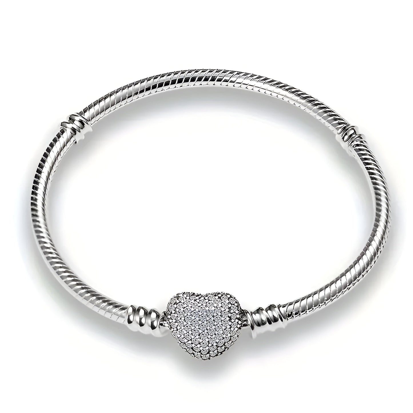 Eterhjärta™ |   Hjärta Silverarmband