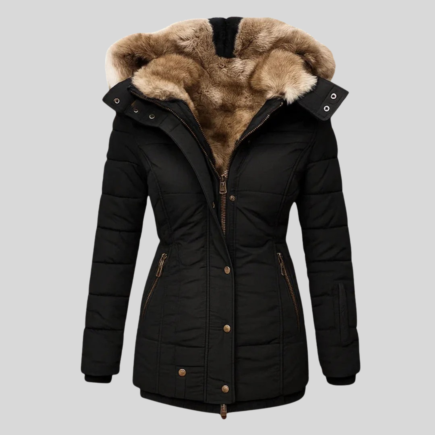 Inger™ | Elegant vinterkappa med värme och stil