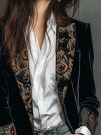 Regina | Ornate Longline Blazer