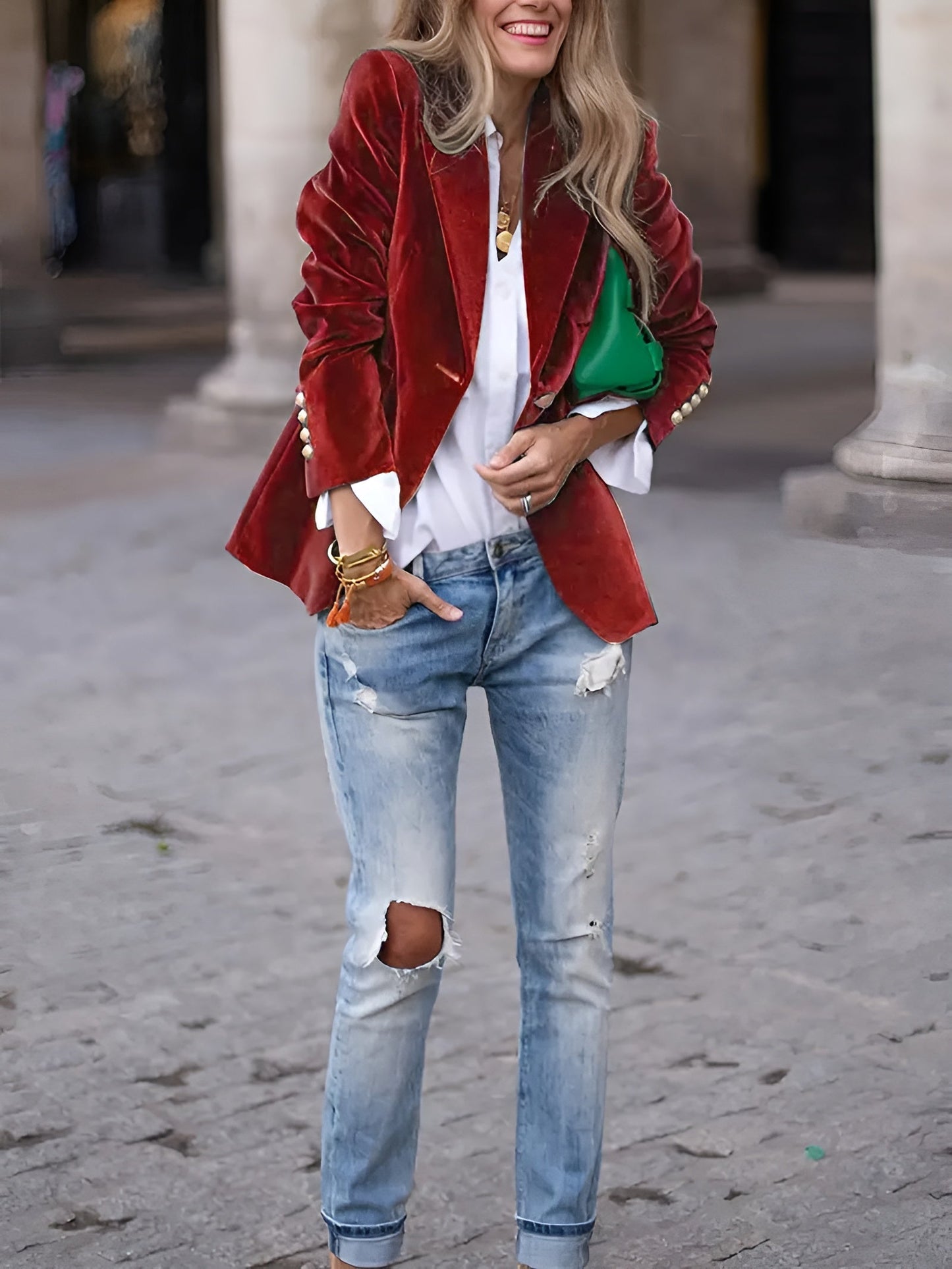 Katerina™ | Elegant Sammetskavaj