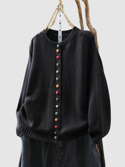Solveig™ | Elegant cardigan med knappar