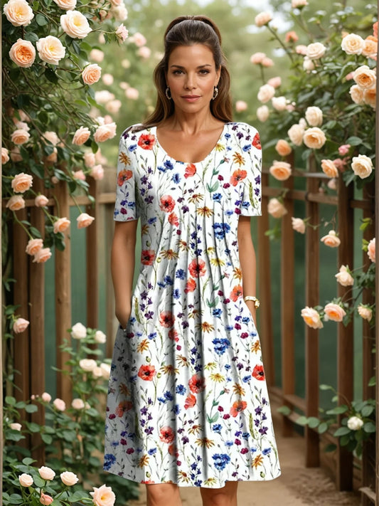 Lova™ | Elegant Blommig Klänning