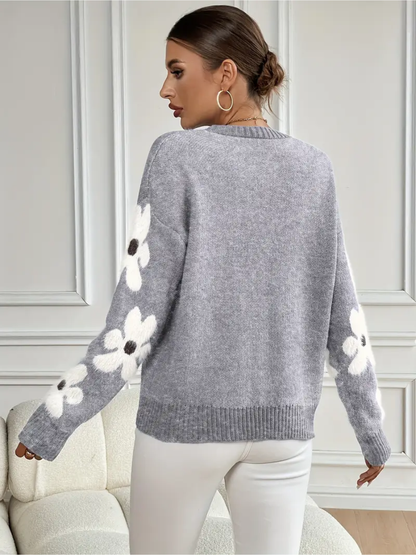 Isabella™ – Elegant tröja med blommönster