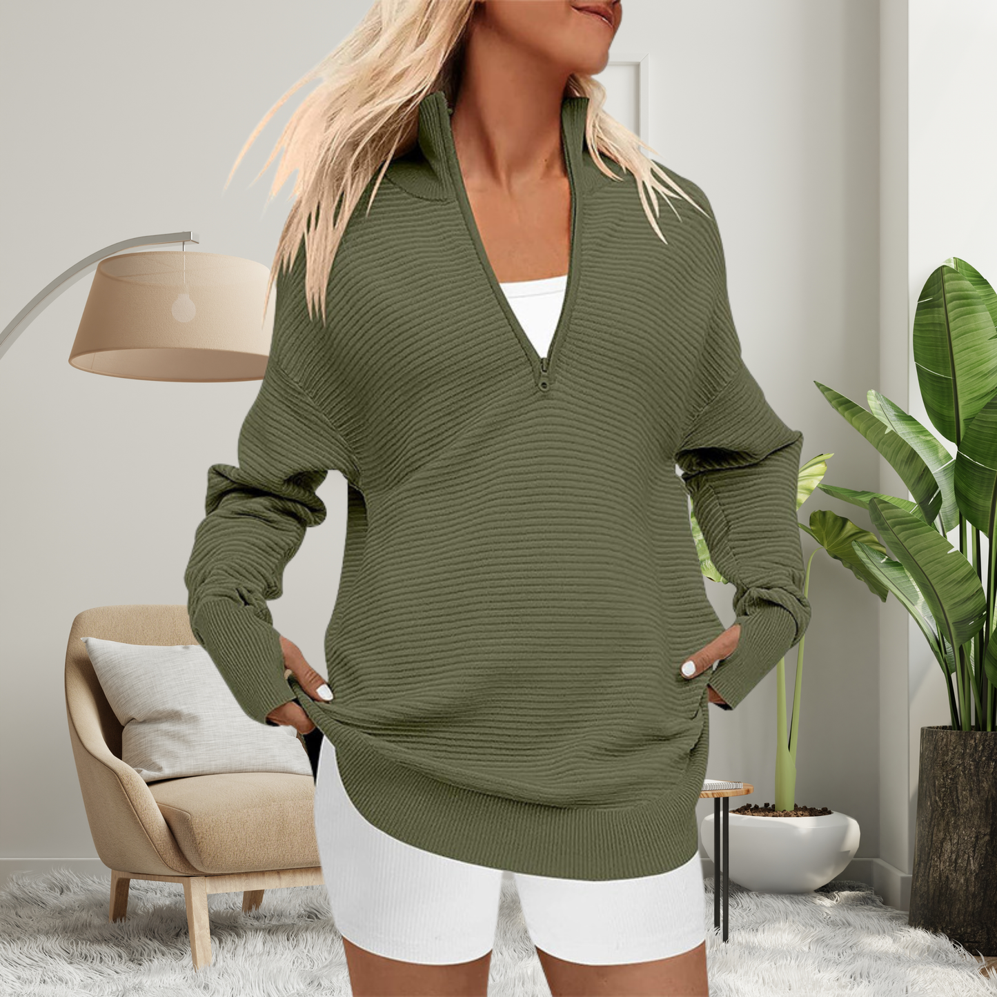 Camilla™ | Mysig Långärmad Tröja