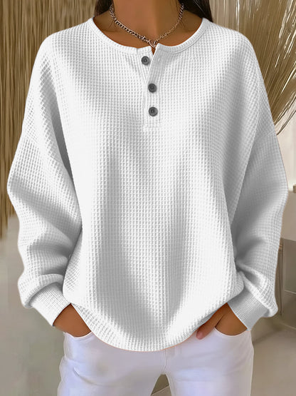 Annelie™ | Elegant och bekväm Henley-blus