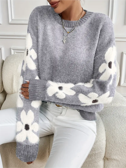 Isabella™ – Elegant tröja med blommönster
