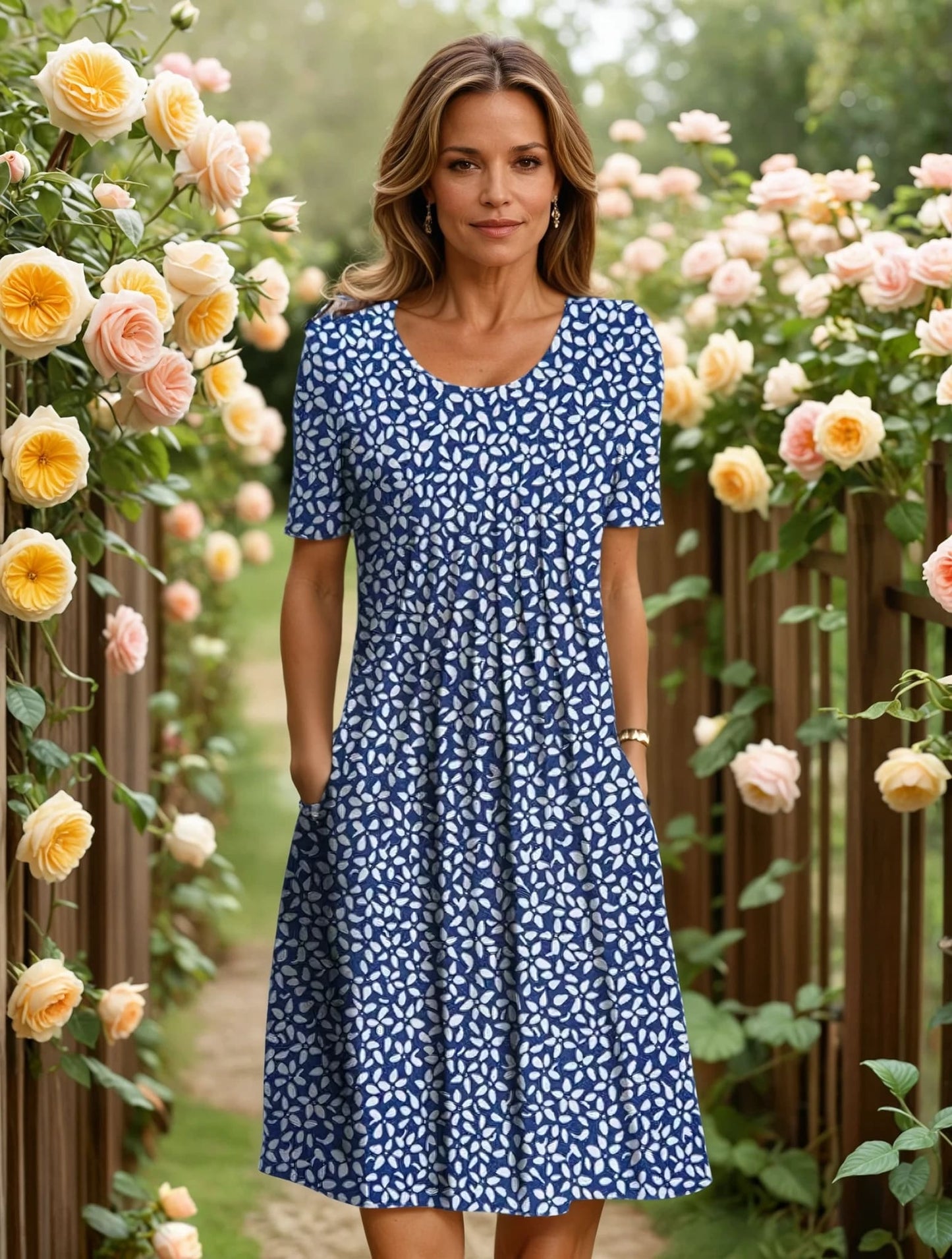 Lova™ | Elegant Blommig Klänning