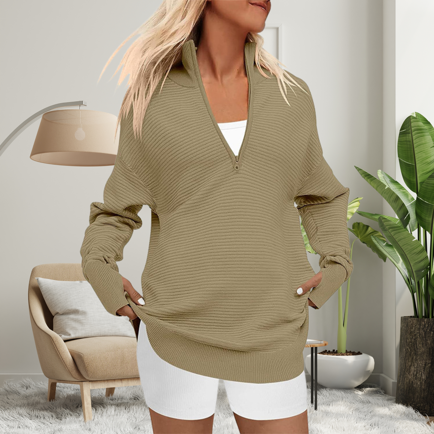 Camilla™ | Mysig Långärmad Tröja