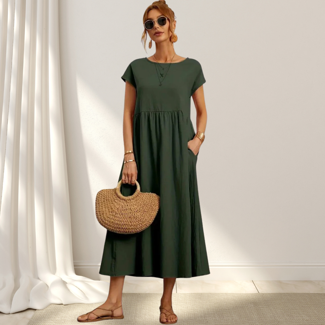Elin™ | Lätt och elegant sommarklänning