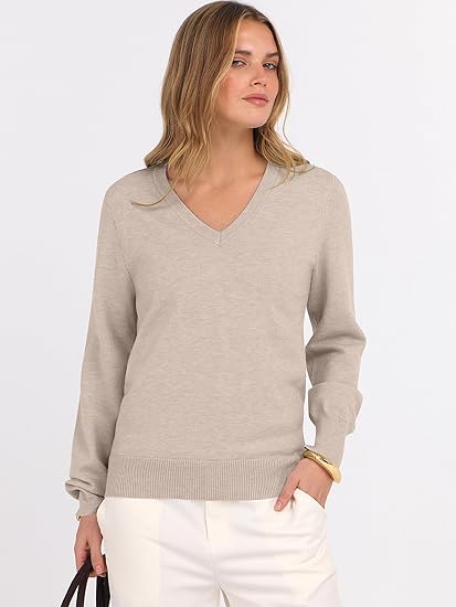 Rose™ | V-ringad tröja med Tidlös Elegans