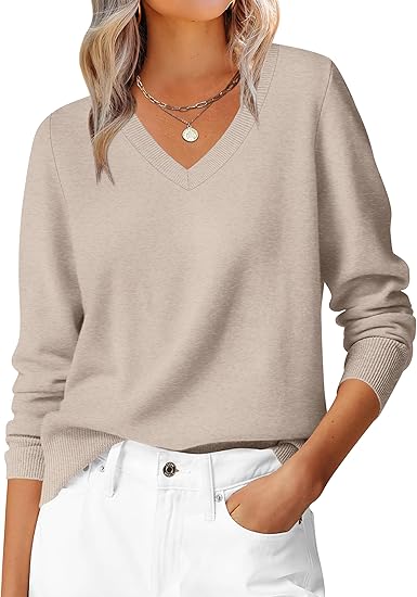 Rose™ | V-ringad tröja med Tidlös Elegans