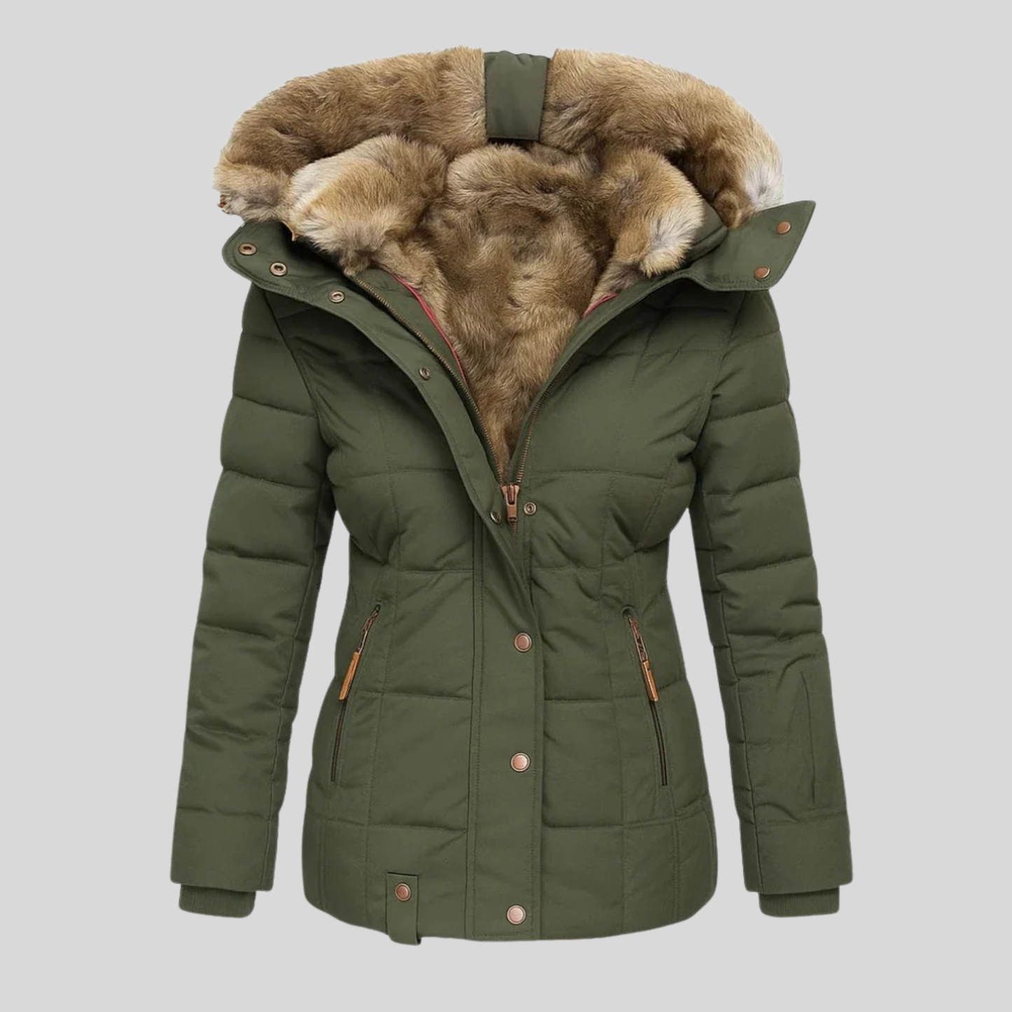 Inger™ | Elegant vinterkappa med värme och stil