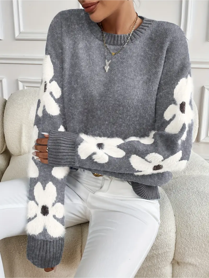 Isabella™ – Elegant tröja med blommönster