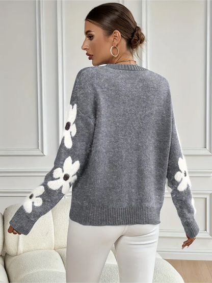 Isabella™ – Elegant tröja med blommönster