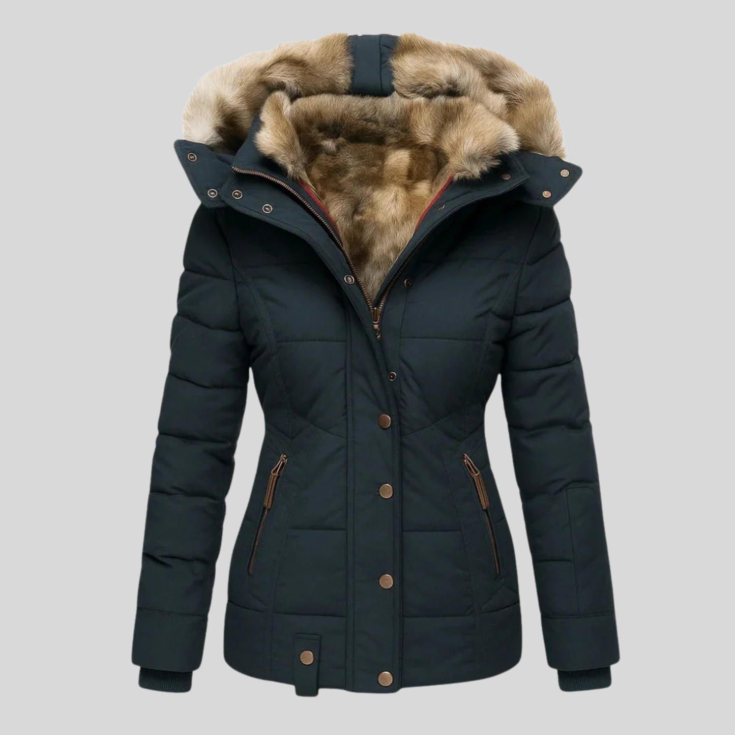Inger™ | Elegant vinterkappa med värme och stil
