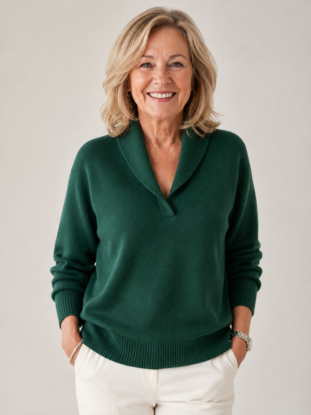 Greta™ — Shawl Collar Sweater