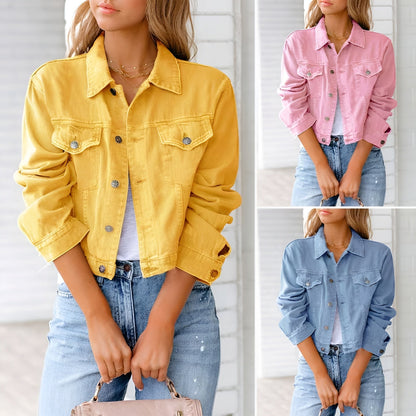 Iselin™ | Petals Denim Jacka