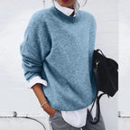 Women's Loose Fit Cashmere Sweater - Soft and Comfortable