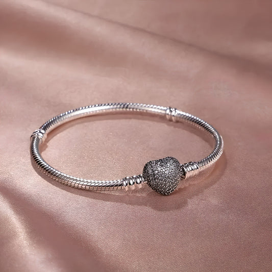 Eterhjärta™ |   Hjärta Silverarmband
