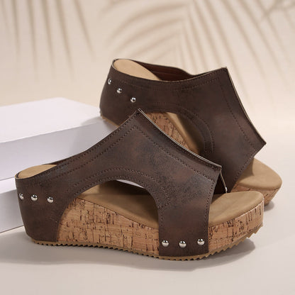 Svala™ | Sandaler med Kilklack