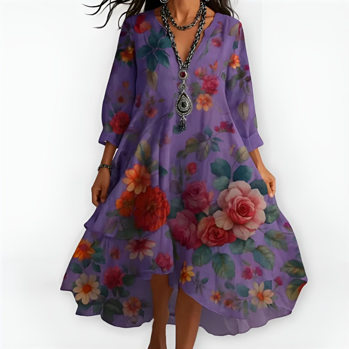 Malvina™ | Vintage Boho Klänning