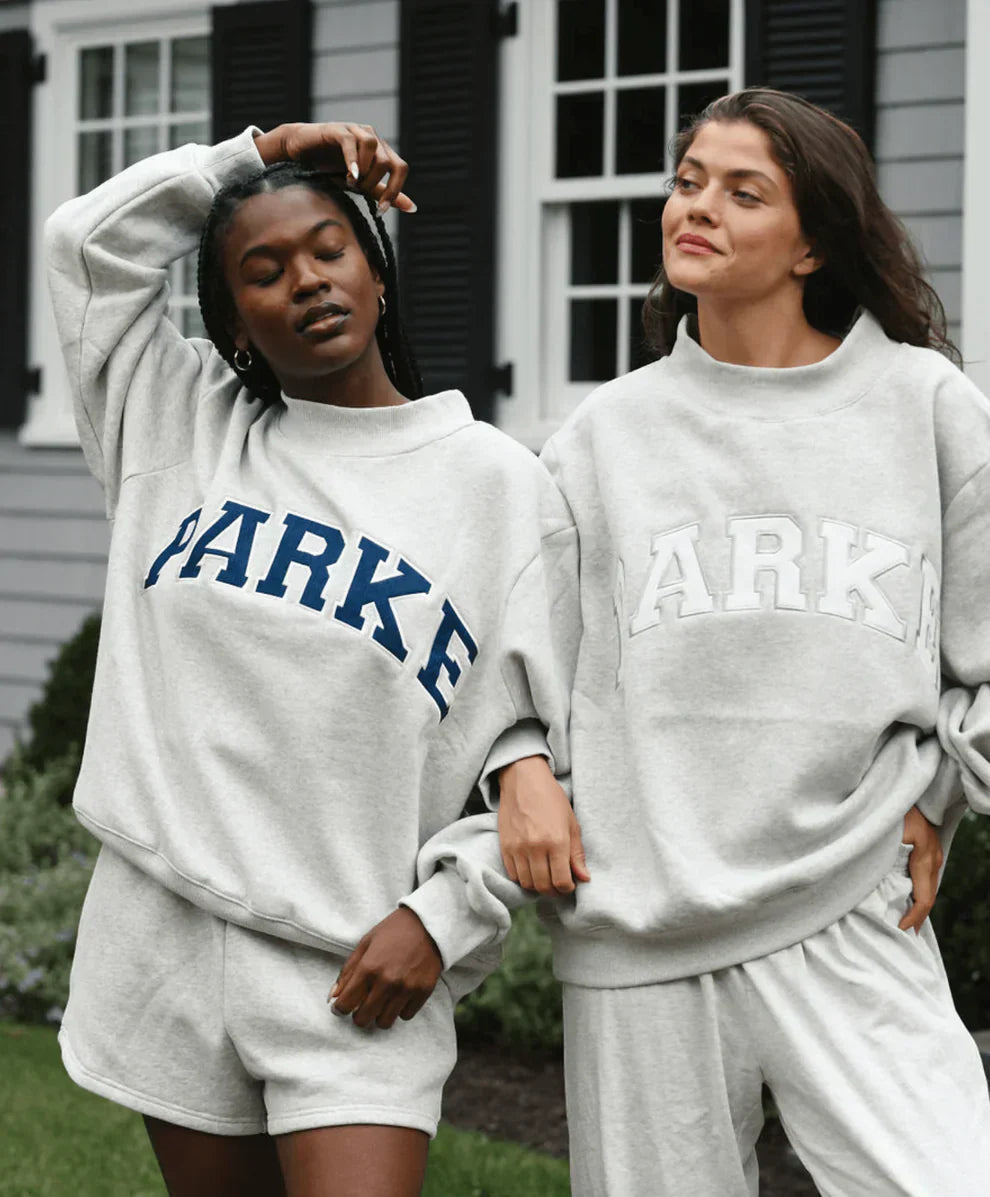 Women's Oversized Hoodie with Chenille Lettering