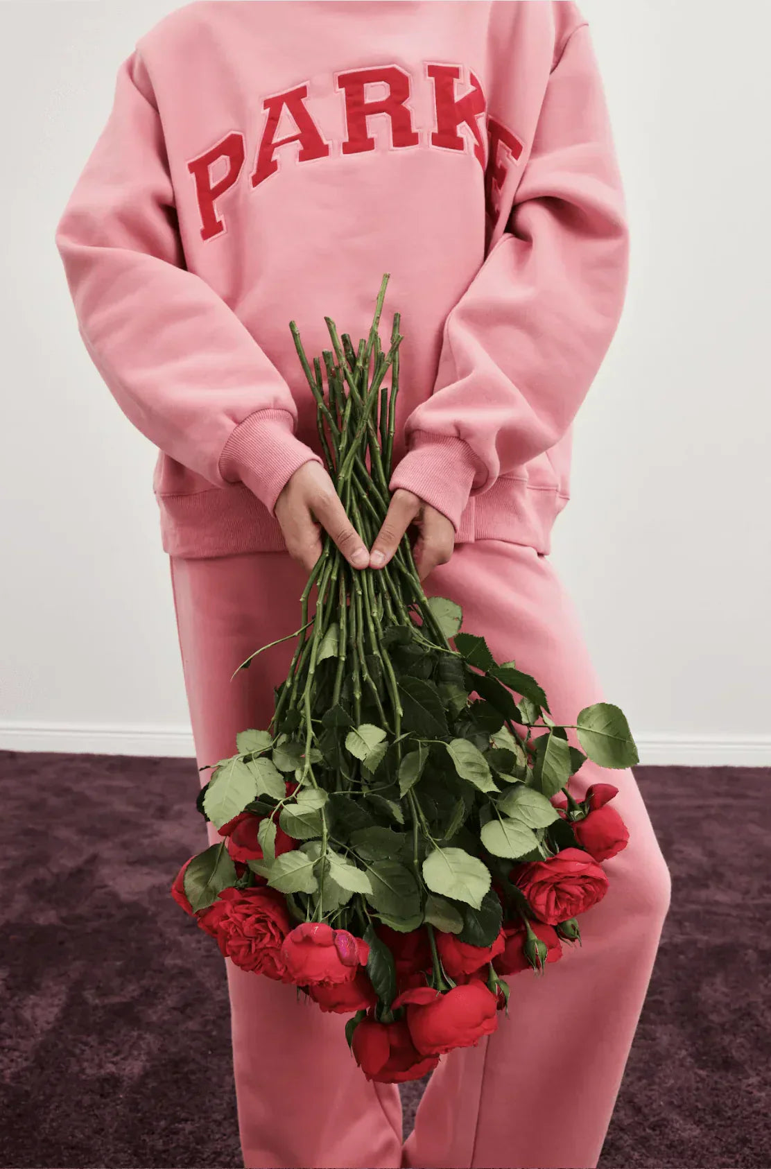Women's Oversized Hoodie with Chenille Lettering