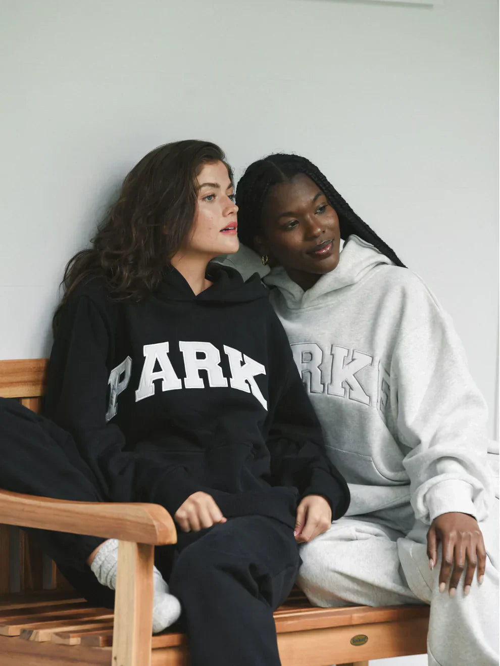 Women's Oversized Hoodie with Chenille Lettering