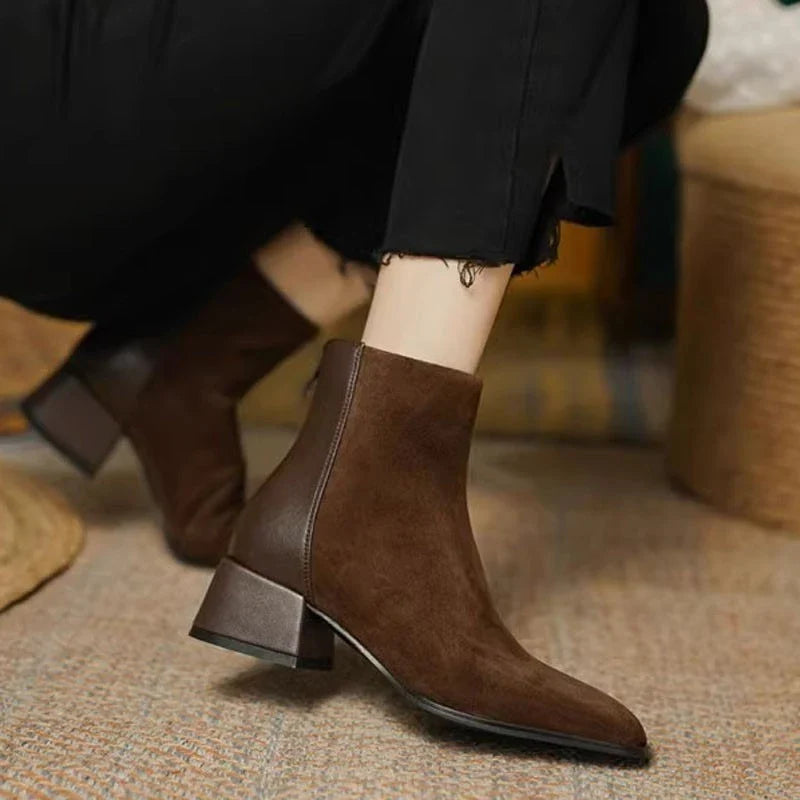 Irma™ | Elegant vinterstövel med låg klack