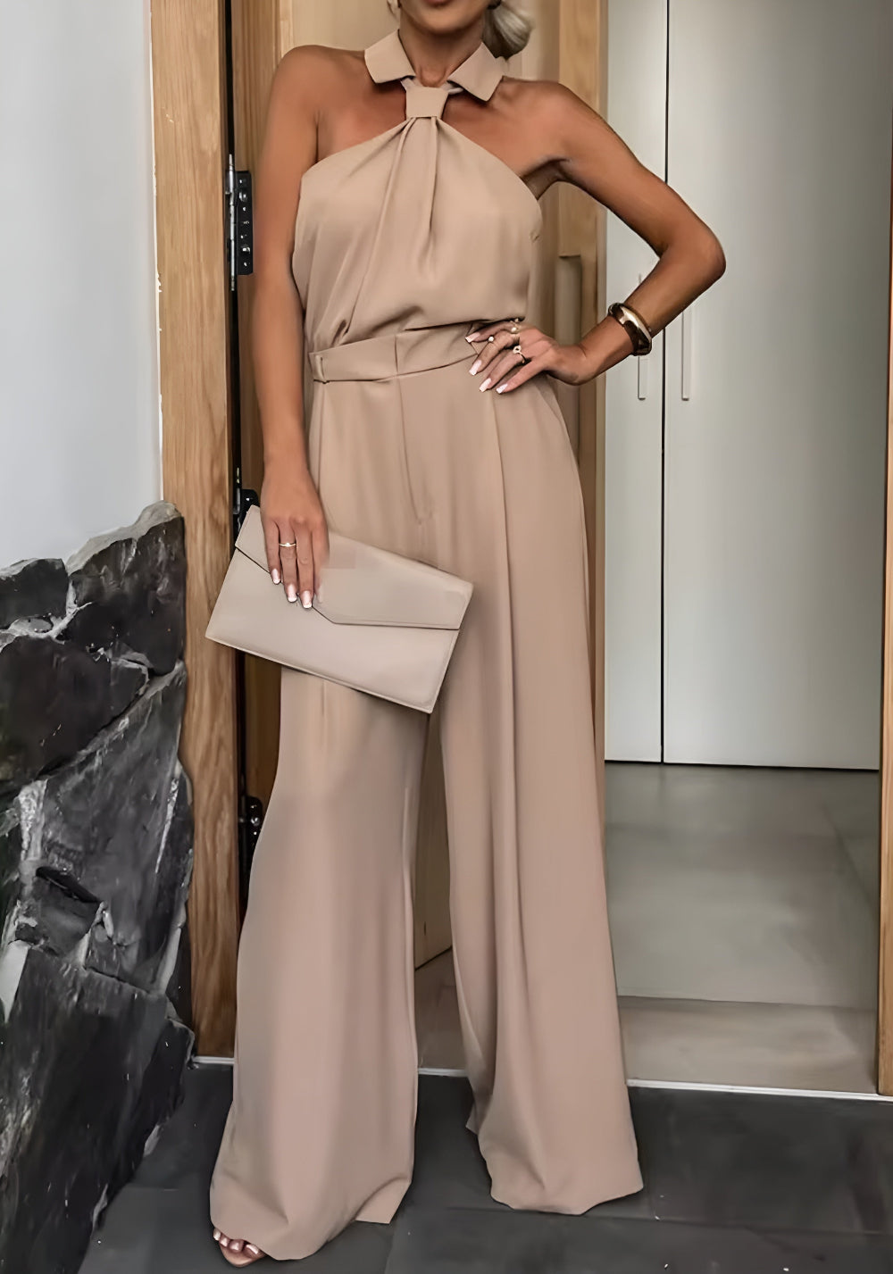 Marit™ | Snygg Jumpsuit med Vida Ben