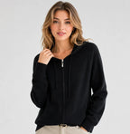 Women's Merino Wool Full-Zip Hoodie