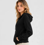Women's Merino Wool Full-Zip Hoodie