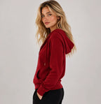 Women's Merino Wool Full-Zip Hoodie