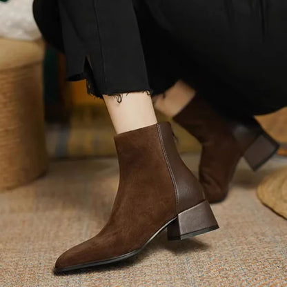 Irma™ | Elegant vinterstövel med låg klack