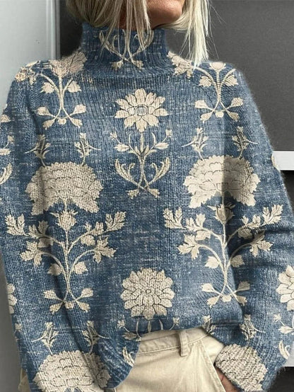 Emma™ | Varm och Elegant Polokrage Tröja