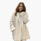 Marissa | Women’s Open-Front Longline Knit Cardigan with Pockets