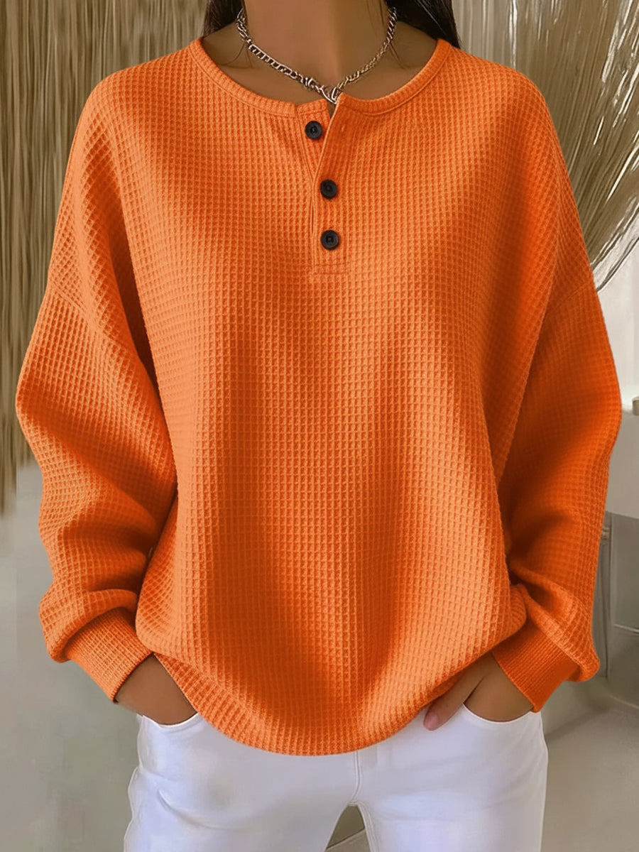 Annelie™ | Elegant och bekväm Henley-blus