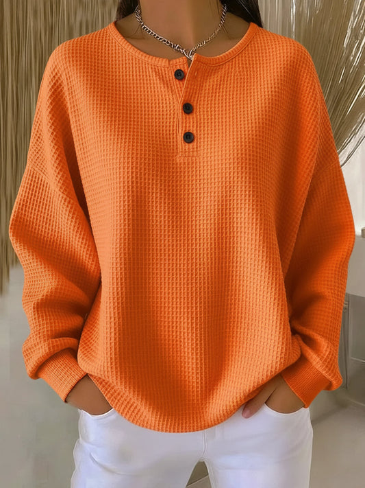 Annelie™ | Elegant och bekväm Henley-blus