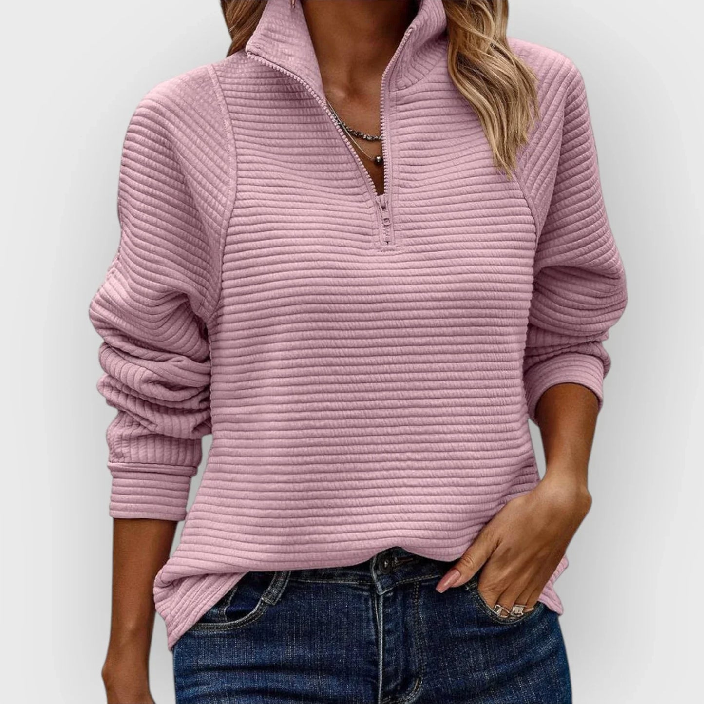 Olivia™ | Halvdraget Tröja