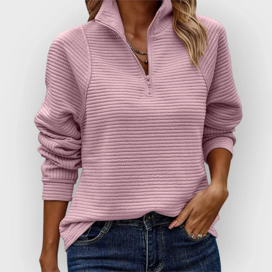 Olivia™ | Halvdraget Tröja
