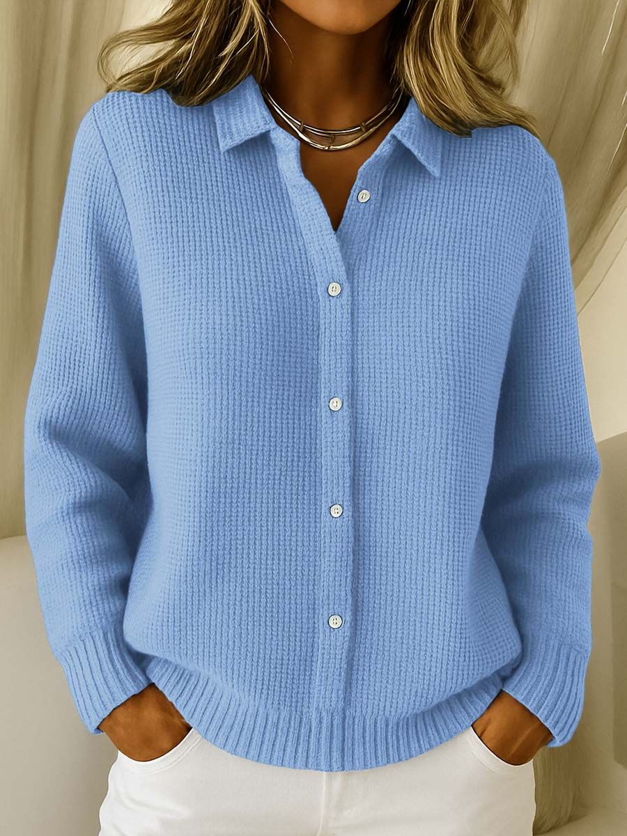 Pearl | Textured Knit Button Cardigan