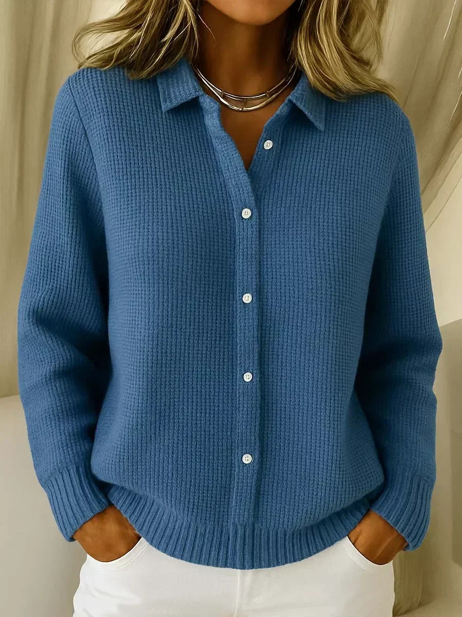 Pearl | Textured Knit Button Cardigan