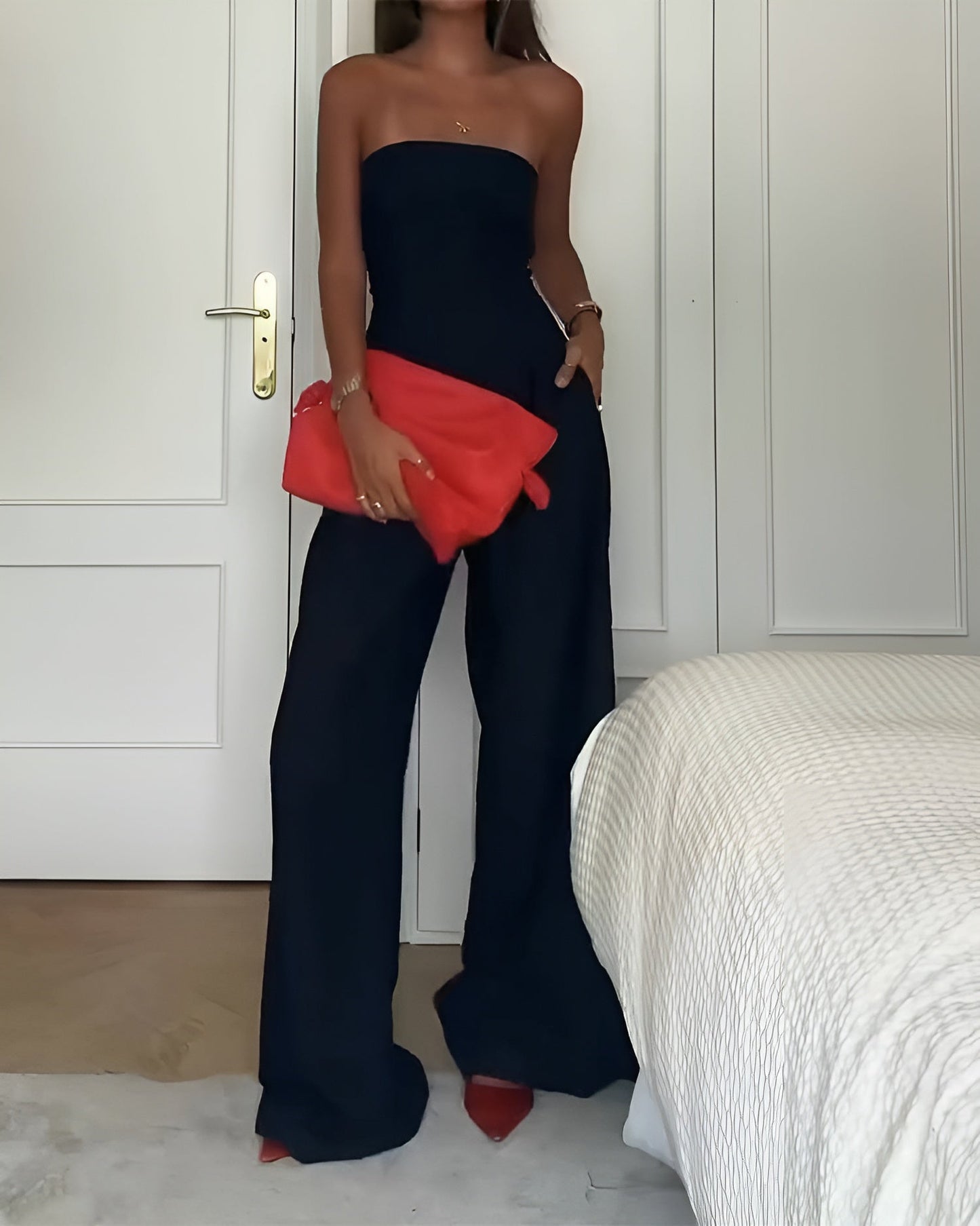 Bibi™ | Axelbandslös Jumpsuit