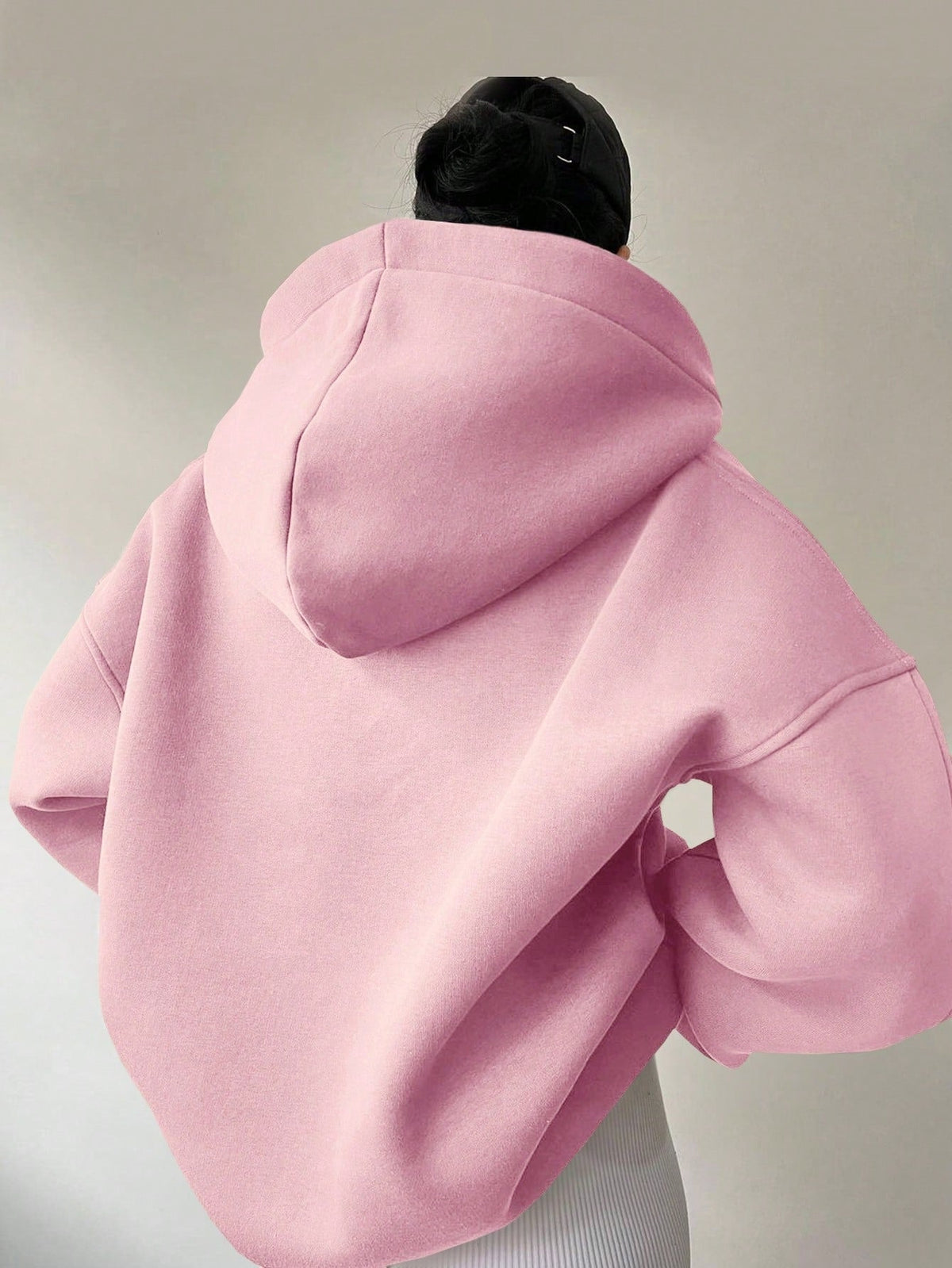 Harlow | Women's Oversized Collared V-Neck Hoodie