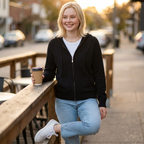 Women's Merino Wool Full-Zip Hoodie