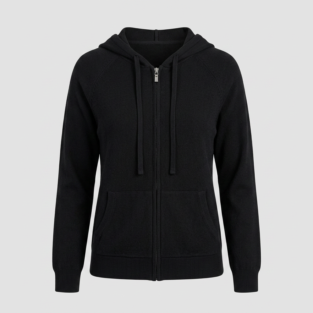 Women's Merino Wool Full-Zip Hoodie